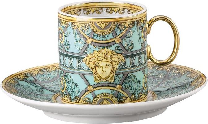 Rosenthal Versace La Scala del Palazzo - Verde Espressotasse 0,10 L 2-tlg.