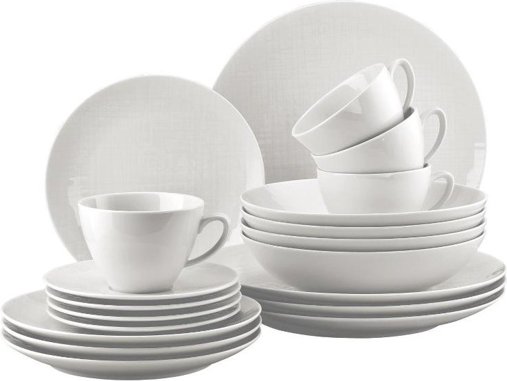 Rosenthal Mesh Weiß Kombiset (mit Kombitasse) 20-tlg.