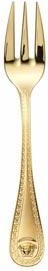 Rosenthal Versace Medusa Besteck 14 gramm vergoldet - Feingold 999 Kuchengabel 15,5 cm
