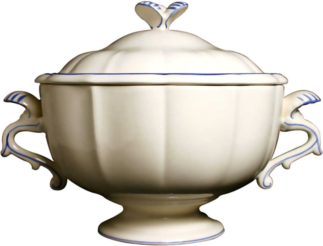 Gien 'Filets Bleus' Terrine 3,0 L