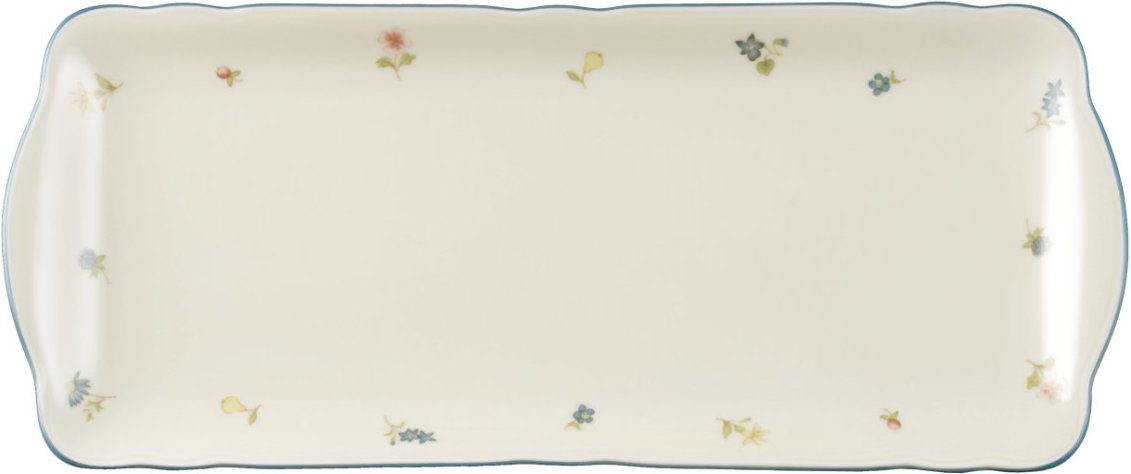 Seltmann Weiden Marie-Luise Streublume Kuchenplatte m.Gr. eckig 35 cm