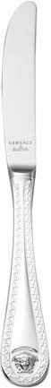Rosenthal Versace Medusa Besteck 150 gramm versilbert Tafelmesser 22,5 cm