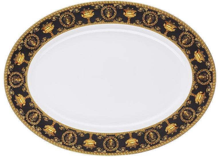 Rosenthal Versace I love Baroque - Nero Platte 40,5x30 cm