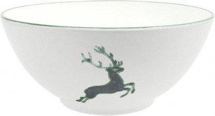 Gmundner Keramik Grüner Hirsch Schüssel d: 23 cm / 1,5 L