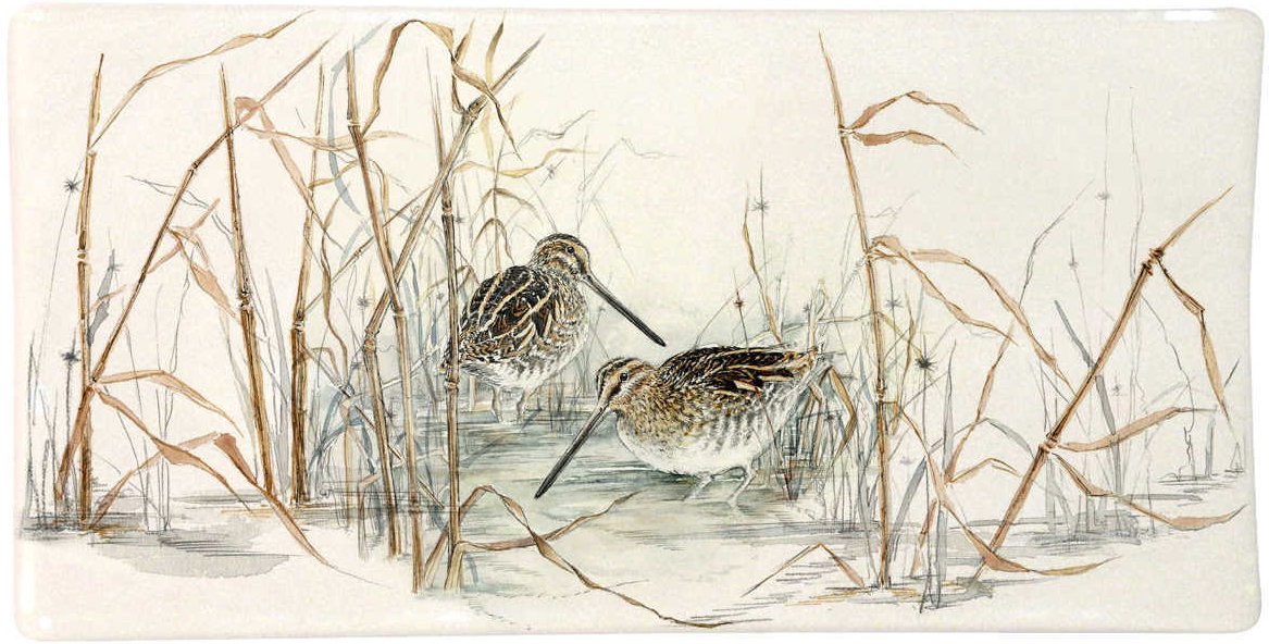 Gien 'Sologne' Platte rechteckig klein 19,3 x 10 cm