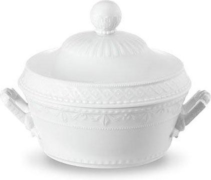 KPM Kurland Weiß Schüssel mit Deckel 1,50 L