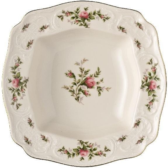 Rosenthal Sanssouci Elfenbein Moosrose neu Schüssel 26 cm