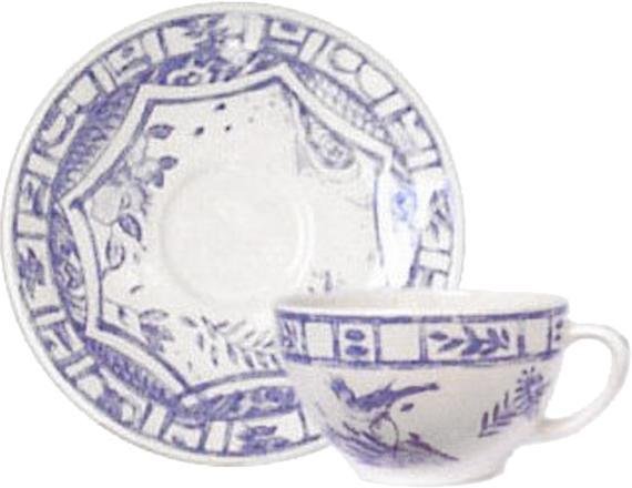 Gien 'Oiseau Bleu monochrome' Kaffee-/Tee-Untertasse 15,2 cm