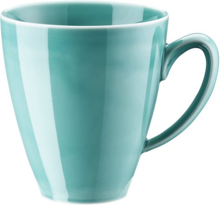 Rosenthal Mesh Aqua Becher mit Henkel - ohne Relief 0,35 L