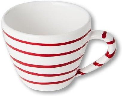 Gmundner Keramik Rotgeflammt Cappuccino-Obertasse 0,16 L / h: 6,8 cm