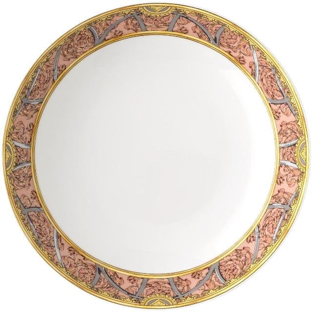 Rosenthal Versace La Scala del Palazzo - Rosa Suppenteller 22 cm