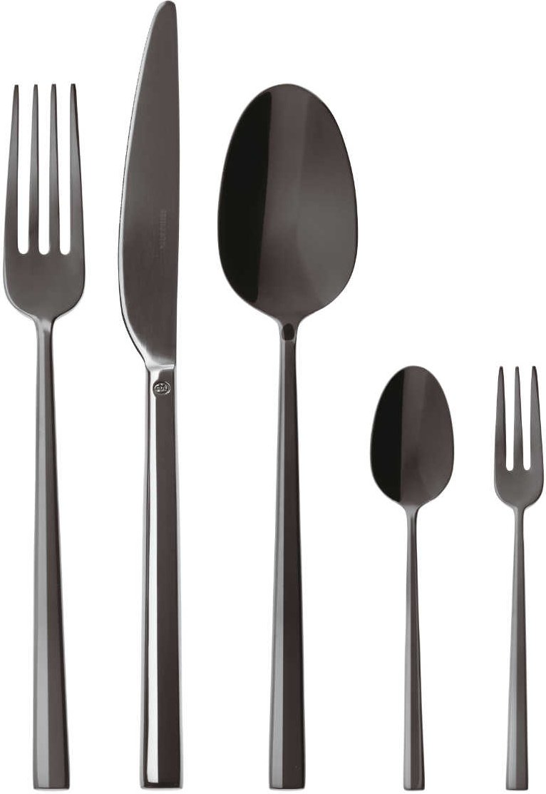 Sambonet Rock - Edelstahl / PVD schwarz Besteckset 60-tlg.