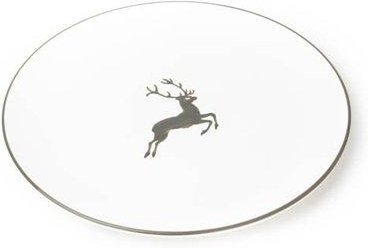 Gmundner Keramik Grauer Hirsch Speiseteller Cup d: 25 cm / h: 2,8 cm