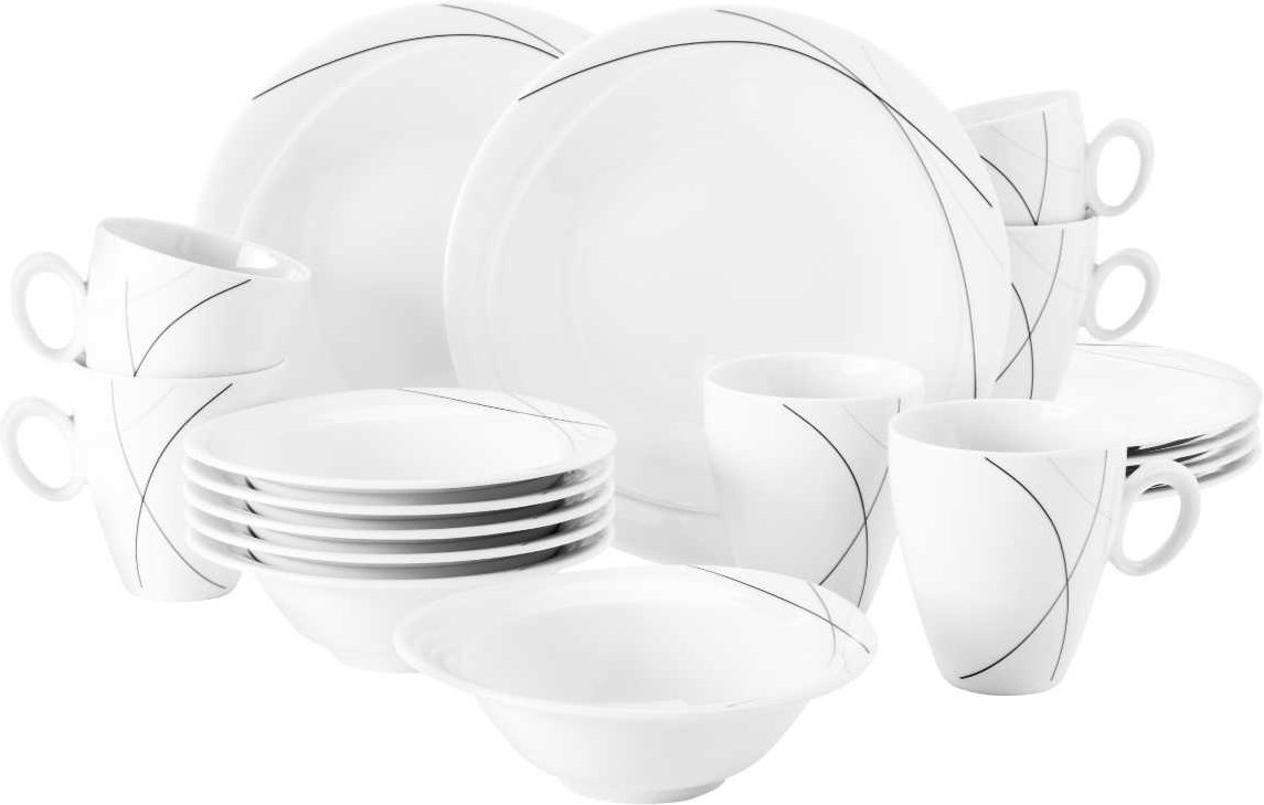 Seltmann Weiden Trio Highline Frühstück-Set 18-tlg.