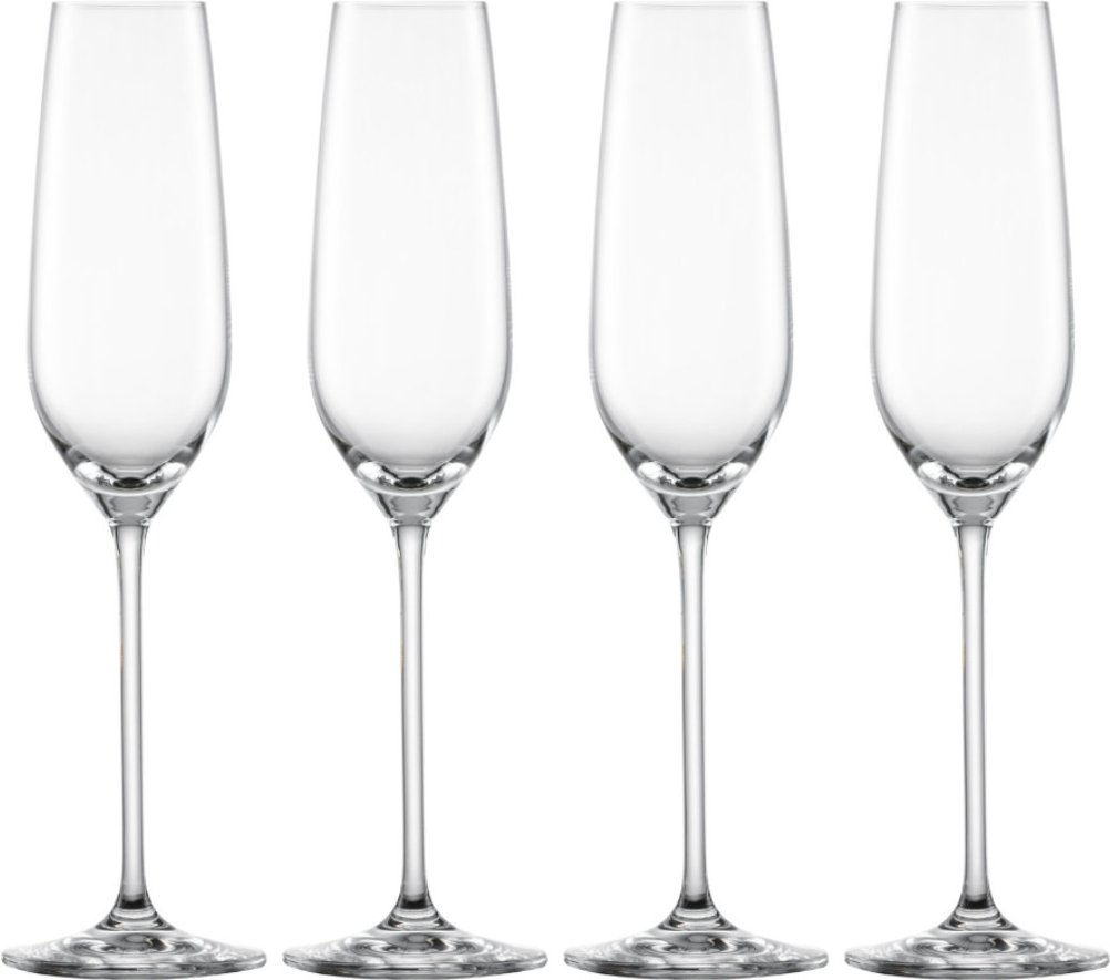 Schott Zwiesel Fortissimo Sektglas mit Moussierpunkt Set 4-tlg. 0,24 L