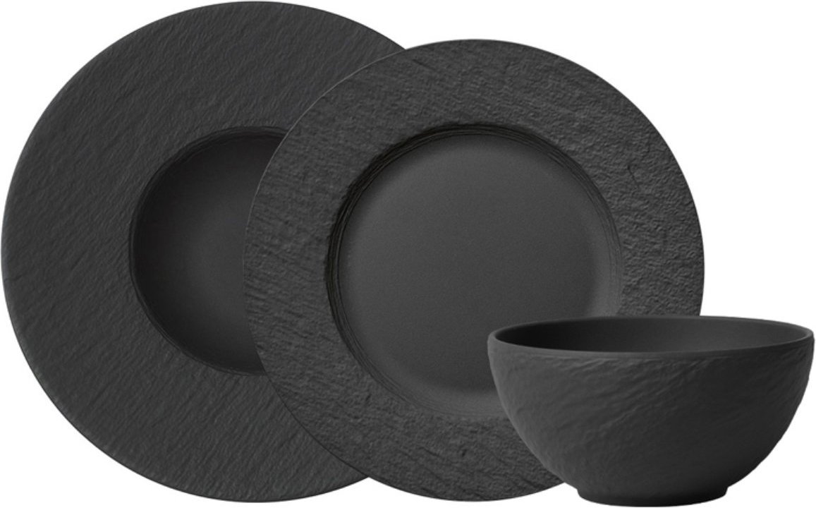 Villeroy & Boch Manufacture Rock Starter-Set 6-tlg.