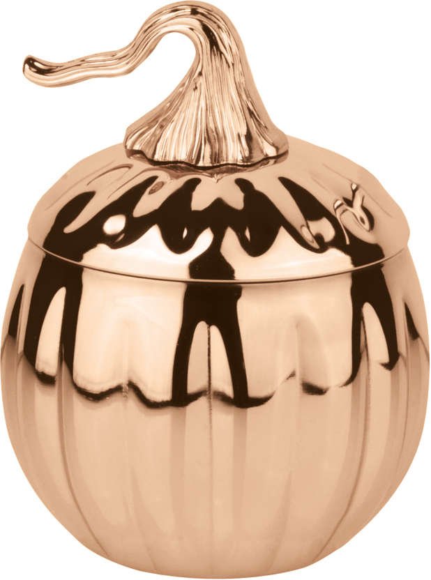 Sambonet Paderno Bar Utensils - Edelstahl / PVD Kupfer Kürbisbecher ohne Trinkhalm h: 14,5 cm / 700 ml