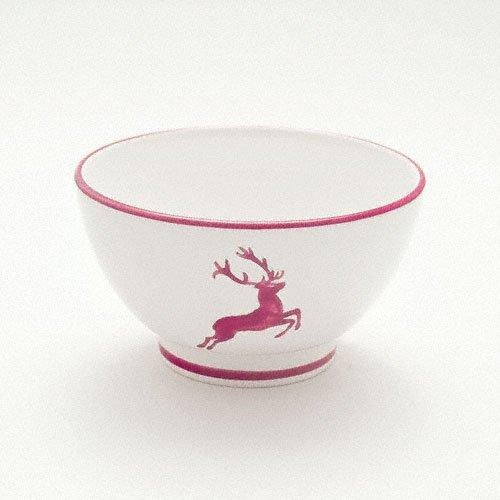 Gmundner Keramik Bordeauxroter Hirsch Müslischale groß 14 cm