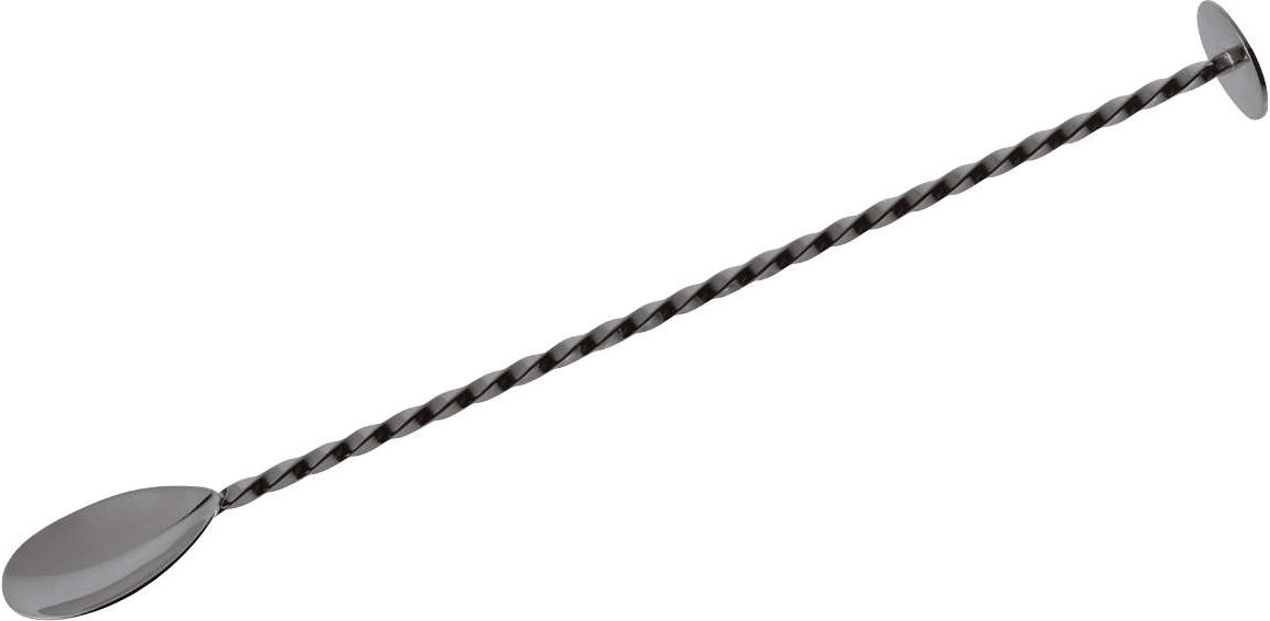 Sambonet Paderno Bar Utensils - Edelstahl / PVD Schwarz Cocktaillöffel 27,5 cm