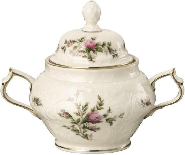 Rosenthal Sanssouci Elfenbein Moosrose neu Zuckerdose 0,26 l