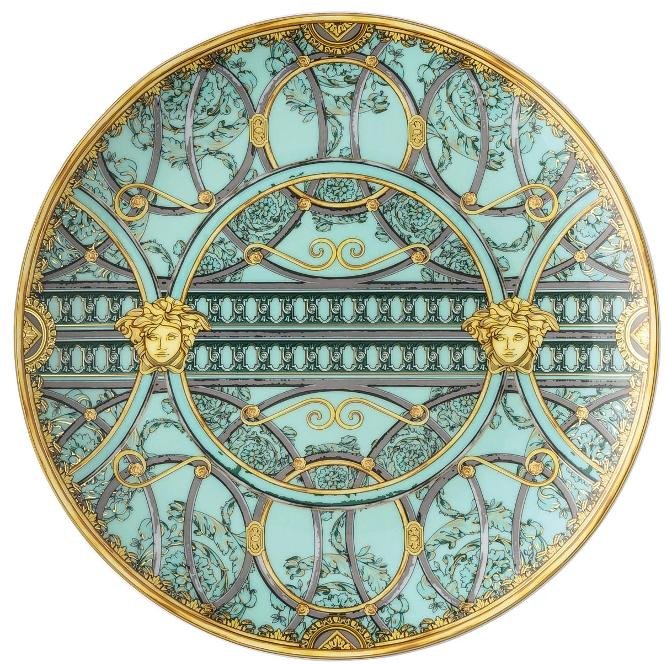 Rosenthal Versace La Scala del Palazzo - Verde Frühstücksteller 21 cm