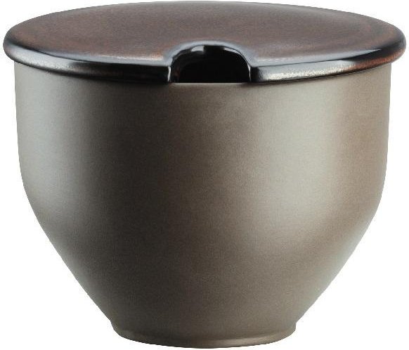 Rosenthal Junto Bronze Zuckerdose mit Einschnitt 0,25 L