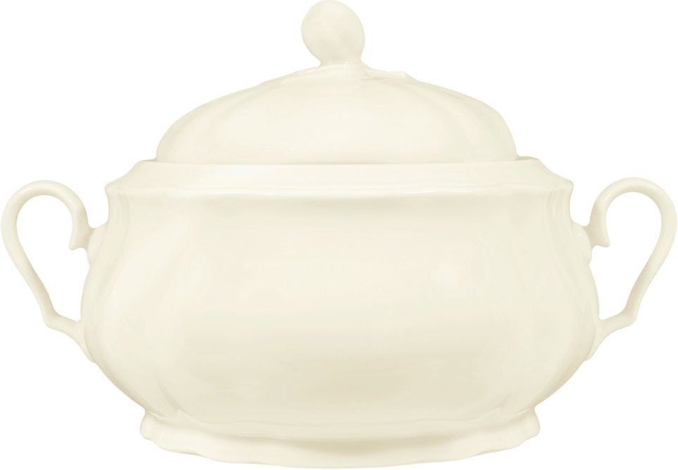 Seltmann Weiden Marie-Luise Elfenbein Schüssel mit Deckel 2,15 L