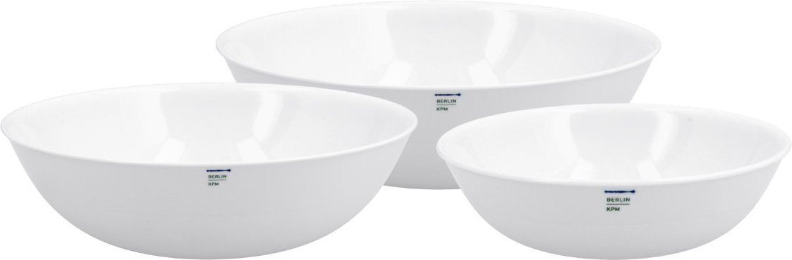 KPM LAB Weiß Schalen-Set 3-tlg.
