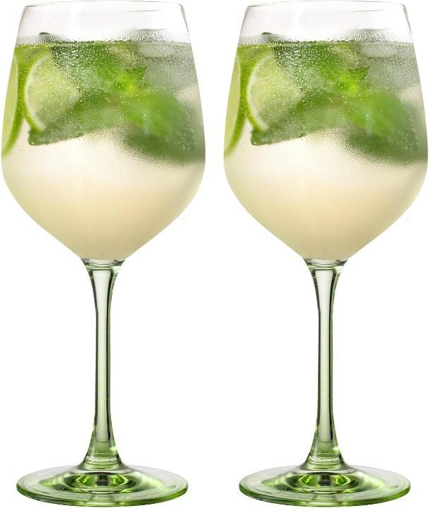 Eisch Secco Flavoured Hugo Green Gläser im Geschenkkarton Set 2-tlg. 0,64 L