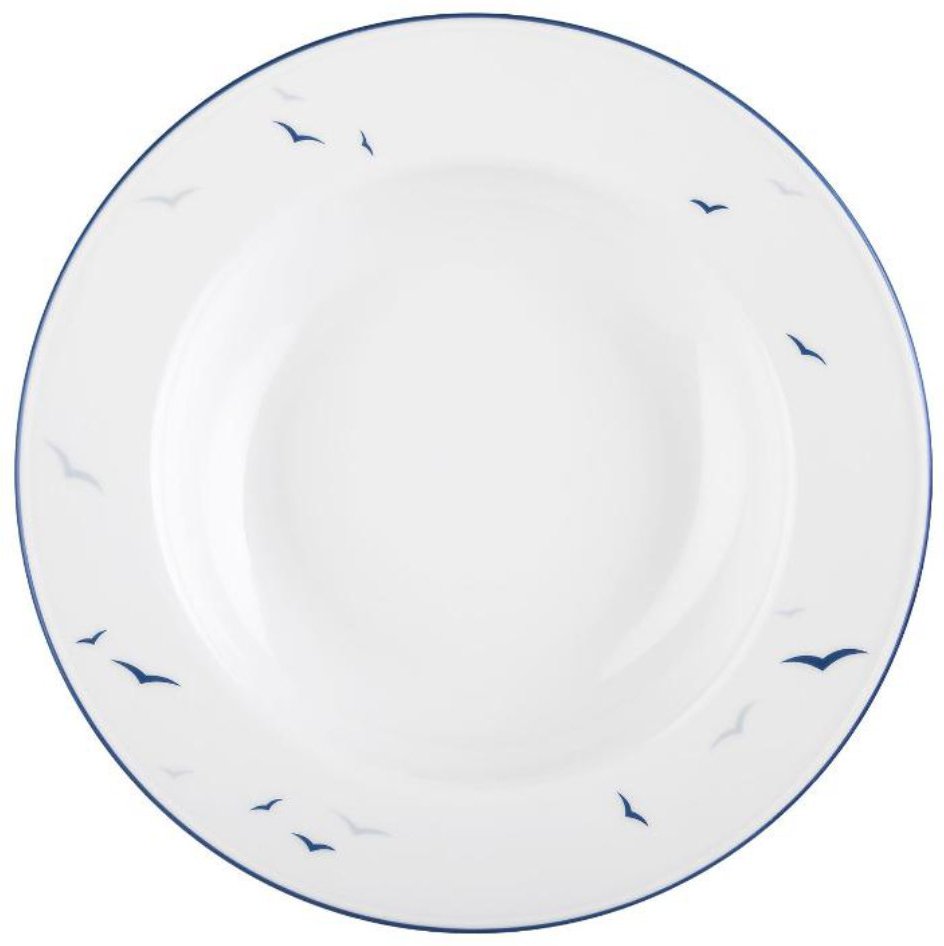 Tettau Worpswede 04164 Rügen Suppenteller Fahne 23 cm