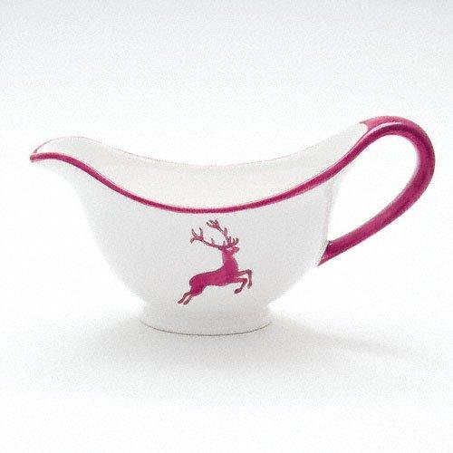Gmundner Keramik Bordeauxroter Hirsch Sauciere Gourmet 0,2 L