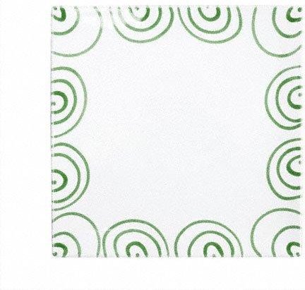 Gmundner Keramik Grüngeflammt Platzteller eckig 31x31x2,8 cm