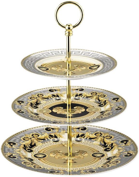 Thumbnail - Rosenthal Versace Prestige Gala Etagere 3-tlg. 18-22-27 cm