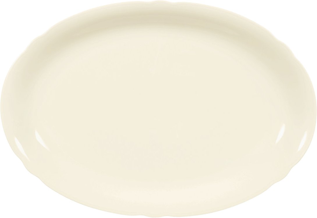 Seltmann Weiden Marie-Luise Elfenbein Platte Oval 35 cm