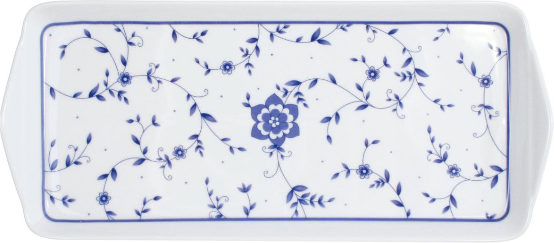 Tettau Worpswede Greetsiel Kuchenplatte rechteckig 34,5x14,5 cm