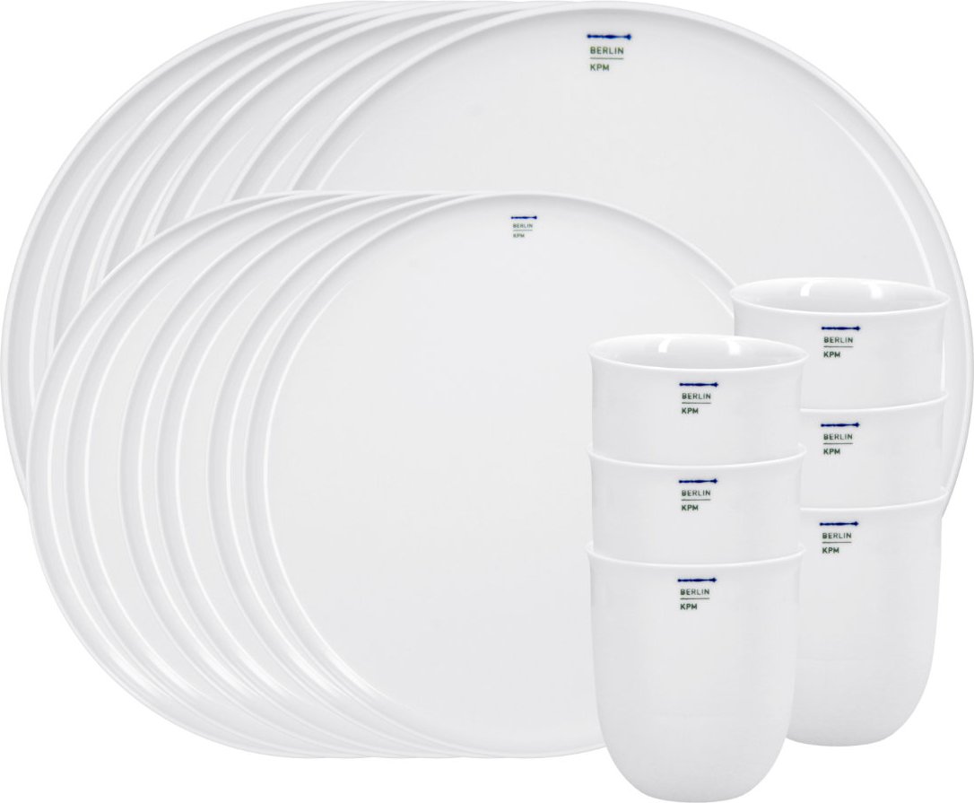 KPM LAB Weiß Dinner-Set 18-tlg.