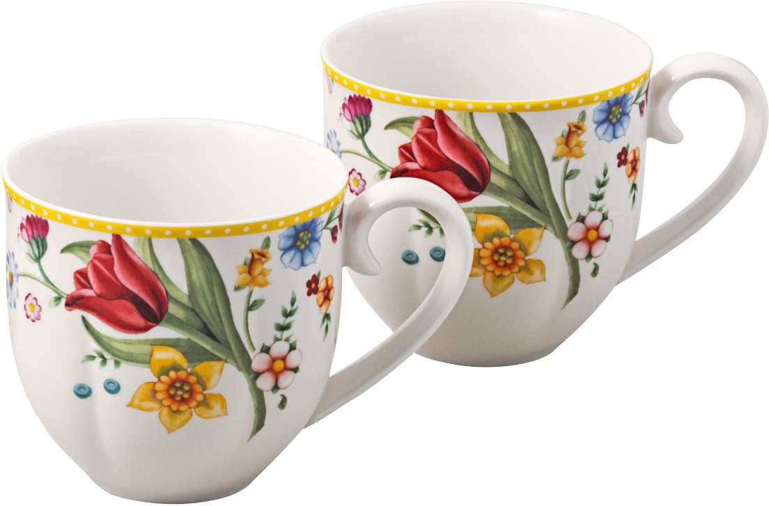 Villeroy & Boch Spring Awakening Becher mit Henkel Set 2-tlg. 0,40 L