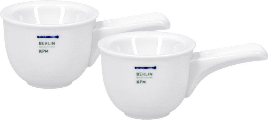 KPM LAB Weiß Eierbecher Duo-Set 2-tlg.