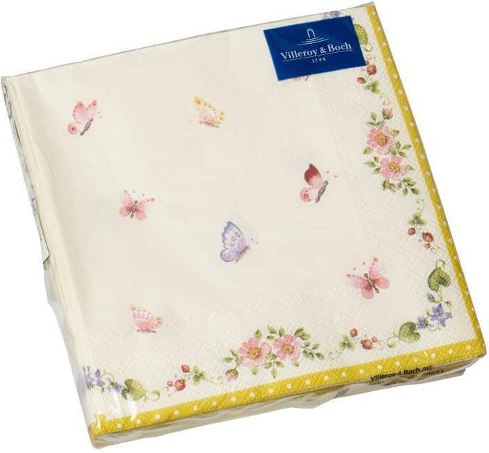 Villeroy & Boch Oster Accessoires Serviette Lunch Schmetterling 20 Stück 33x33 cm