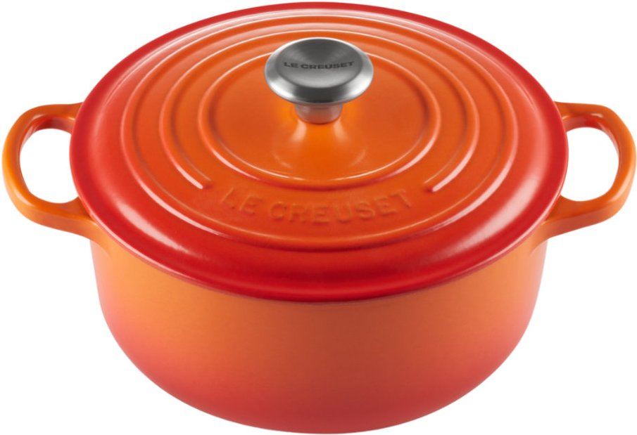 Le Creuset Bräter Signature rund Bräter rund ofenrot 20 cm