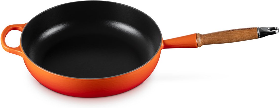 Thumbnail - Le Creuset Sauté Pfannen Sautépfanne Signature Ofenrot 28 cm
