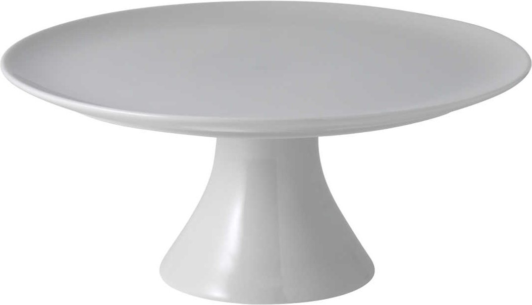 Villeroy & Boch For Me Weiß Kuchenplatte auf Fuss d: 30 cm / h: 13 cm