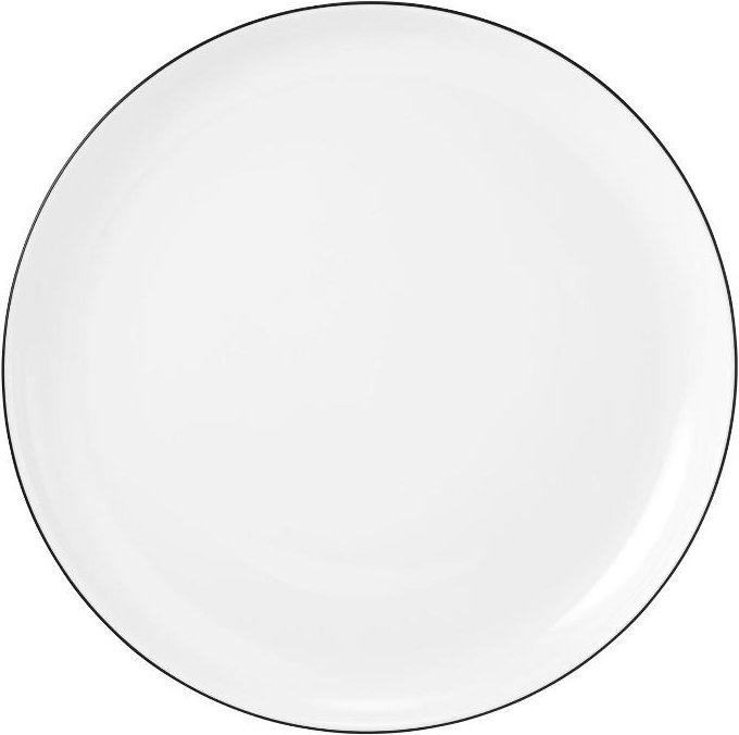 Seltmann Weiden Lido Black Line Frühstücksteller rund 20 cm