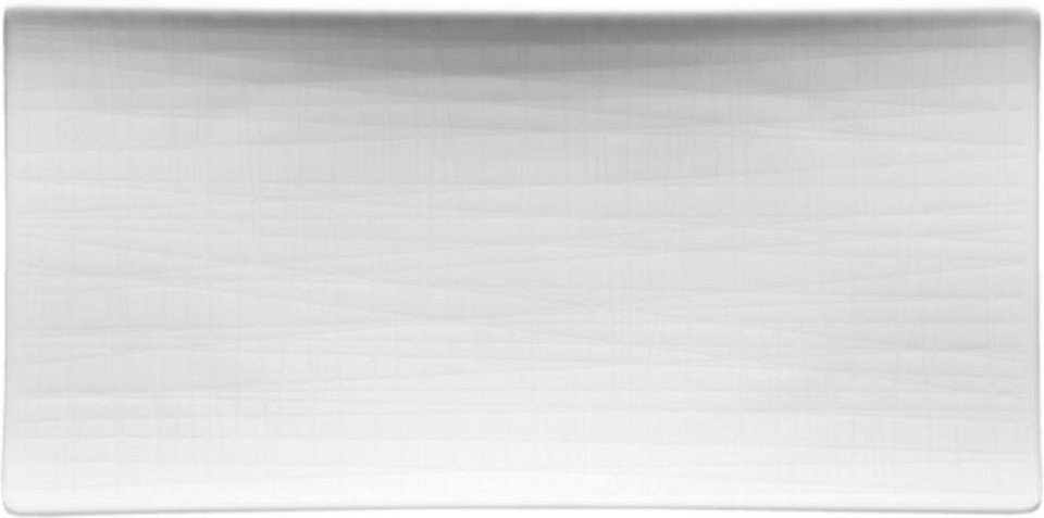 Rosenthal Mesh Weiß Platte flach 26x13 cm