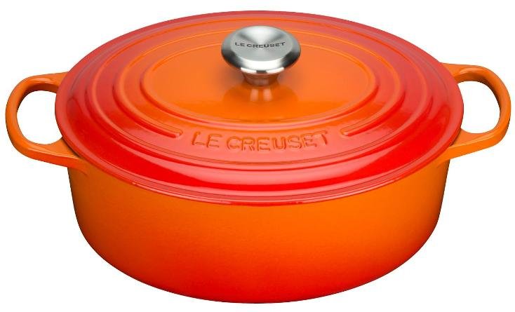 Thumbnail - Le Creuset 'Bräter Signature oval' Bräter oval ofenrot 31 cm / 6,3 L