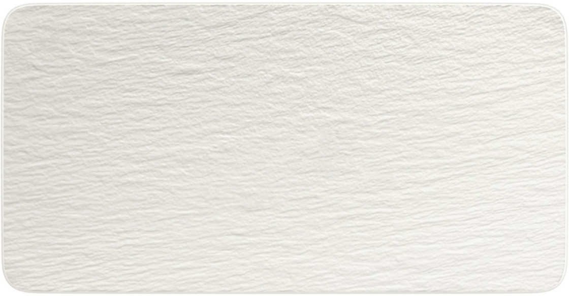 Villeroy & Boch Manufacture Rock blanc Servierplatte rechteckig 35x18x1 cm