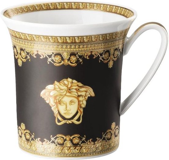 Rosenthal Versace I love Baroque - Nero Becher mit Henkel 0,35 L
