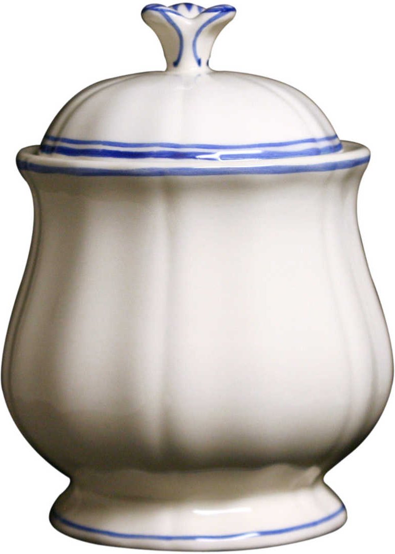 Gien 'Filets Bleus' Zuckerdose 0,30 L