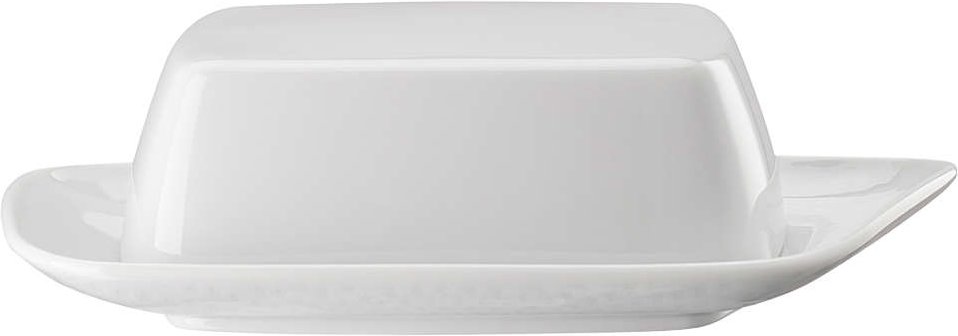 Thumbnail - Rosenthal Junto Weiß - Porzellan Butterdose 250 g