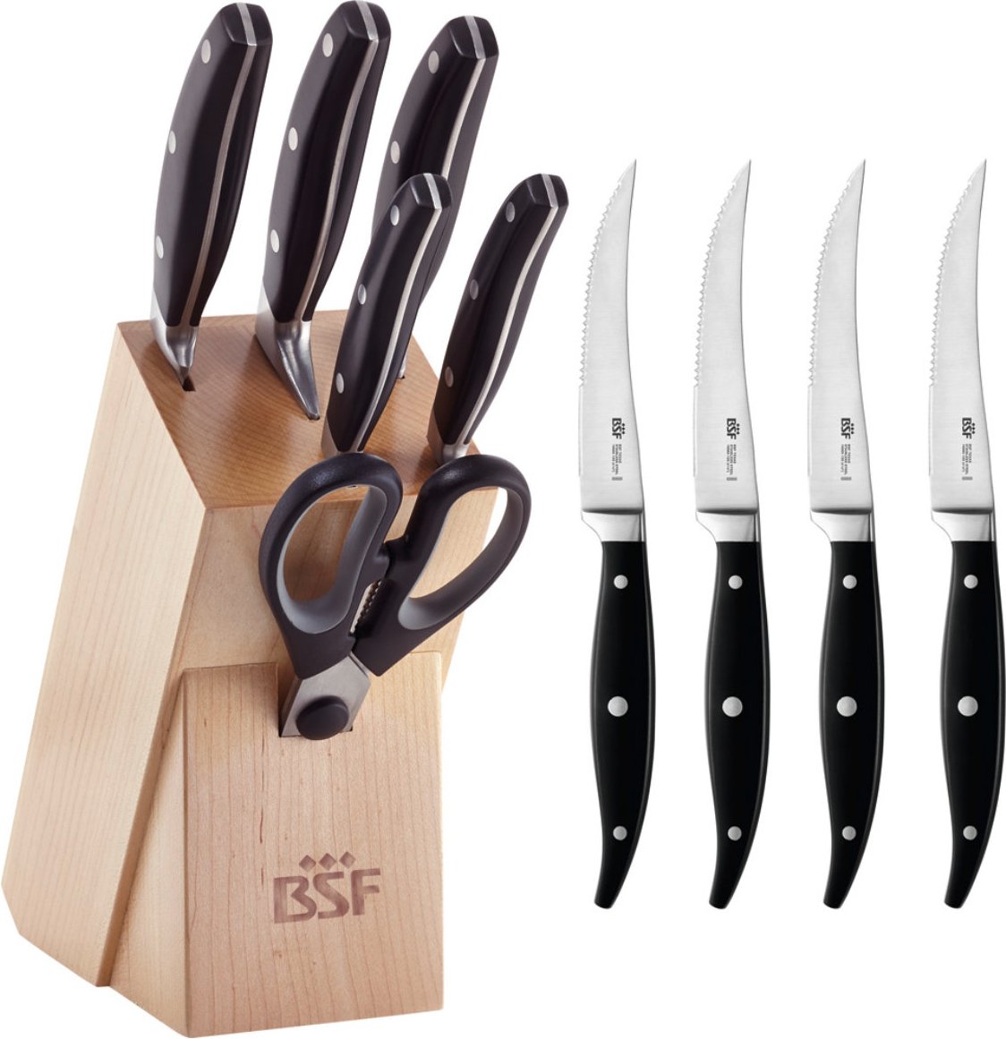 BSF Daytona Messerblock Set 11-tlg.